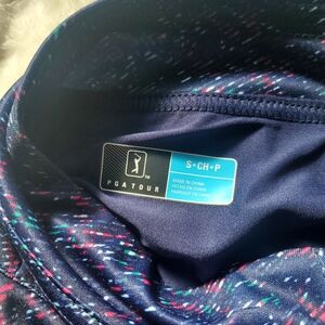 PGA Tour navy with patterned marks of pink, aqua & white sport skirt